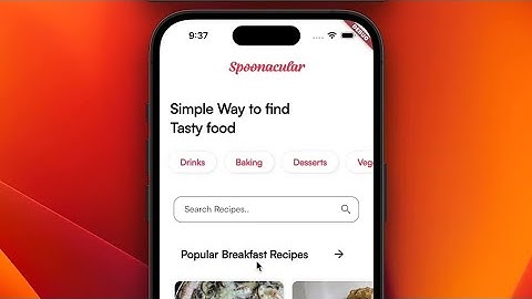 Flutter Recipe app | Spoonacular API | flutter_bloc