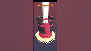 Stack Ball level 202 walkthrough #shorts