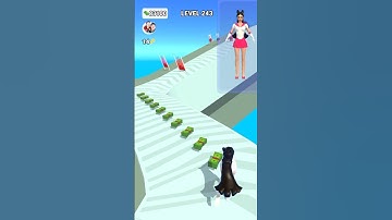 Reverse Gameplay Build a Queen game #shorts