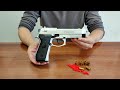 Beretta m92 auto shell ejection blowback toy gun unboxing 2024