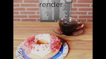 My blender guru donut final render
