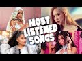 Top 50 Most Listened  Songs In The Past 24 hours - March 2021