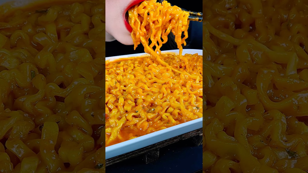 Cheesy Buldak Noodles #shorts #buldak #noodles