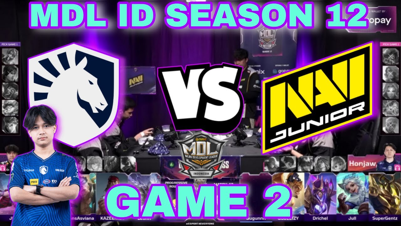 MINION END GAME! NAVI JUNIOR VS TEAM LIQUID ACADEMY GAME 2 MDL ID S12