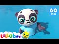 Panda Went Over The Mountain + More Lullabies | Nap Time Songs For Kids | Little Baby Bum