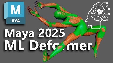 Maya 2025 ML Deformer tutorial...? Maybe? Idk.