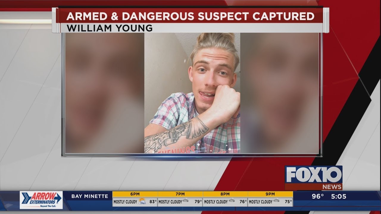 Robertsdale 'armed and dangerous' suspect now in custody - YouTube
