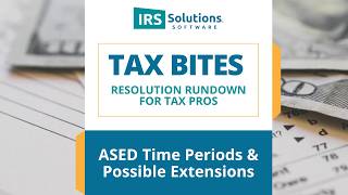 ASED Time Periods: and Possible Extensions