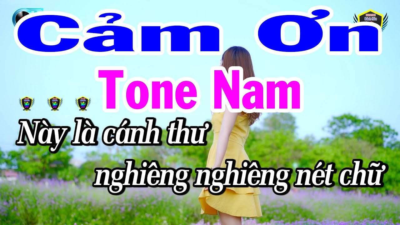 Karaoke Cảm Ơn Tone Nam Nhạc Xuân Beat Hay Nhất