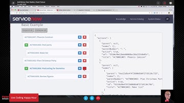 Live Coding Happy Hour for 2017-05-19 - Post K17 Integration and Service Portal Work