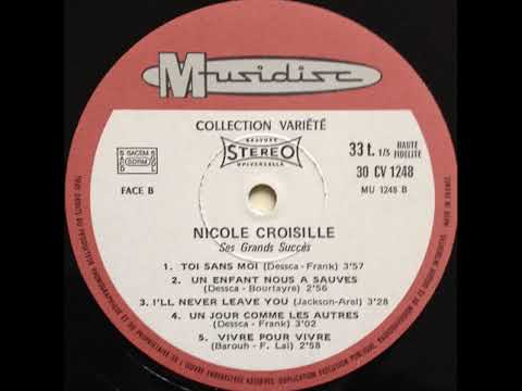 Jack Arel — Nicole Croisille (Tuesday Jackson) "I'll never leave you" 1968/1973 Musidisc