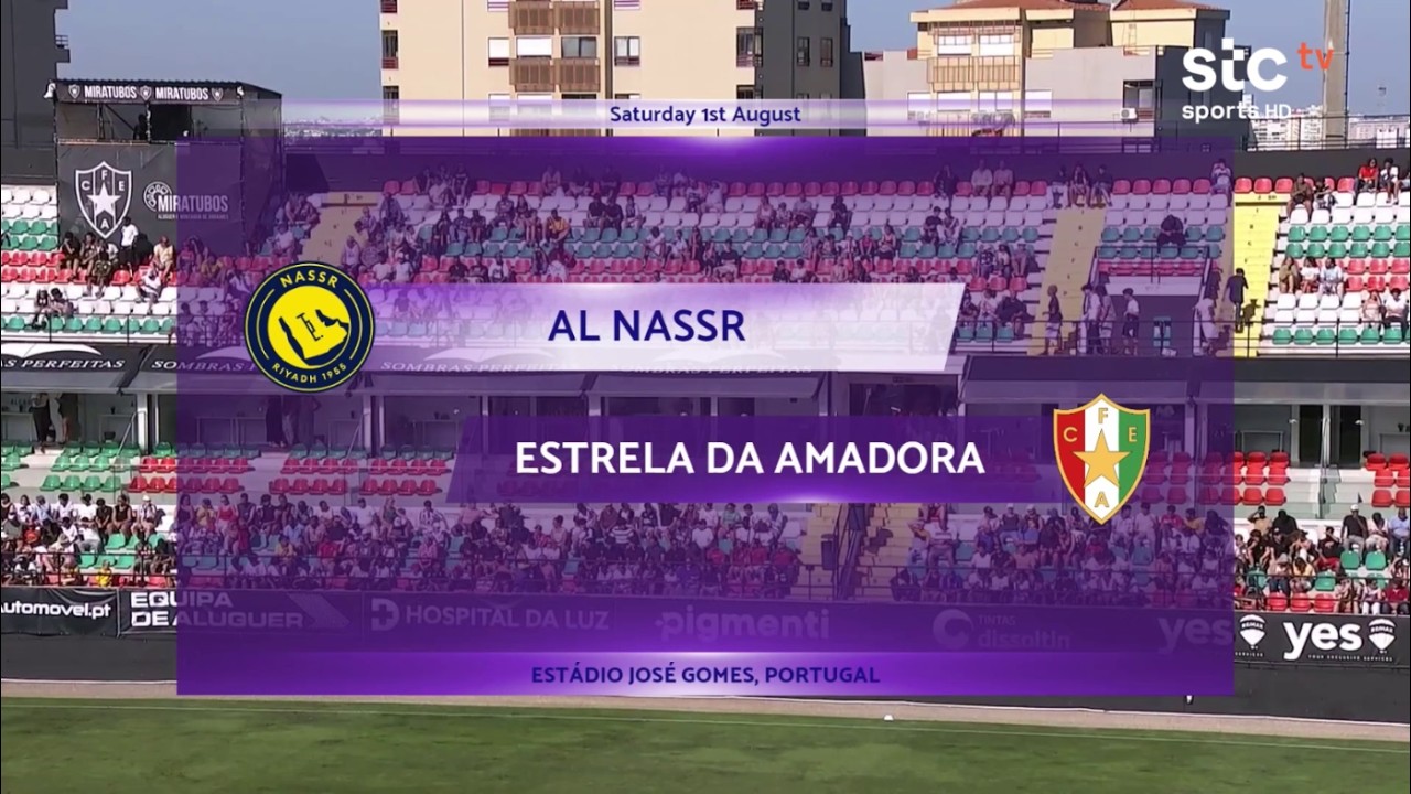 ملخص مباراة النصر وإستريلا أمادورا البرتغالي