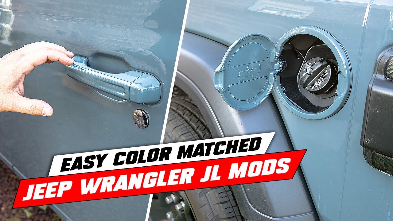 EASY Color Matched Jeep Wrangler JL Mods YouTube