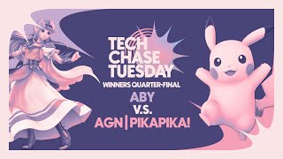 ABY (Zelda) vs AGN | PikaPika! (Pikachu) | Winners Quarters | Tech Chase Tuesday 40