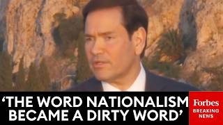 'Our Prosperity Somehow Became A Source Of Guilt': Marco Rubio Reflects On Qualities West 'Forgot'