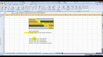 EXCEL GUIDE - How to flip or rotate your screen for display presentations shortcut