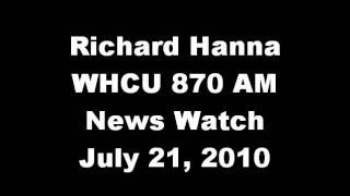 Hanna on WHCU Newswatch 7-21