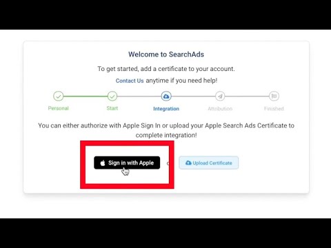 How to connect your Apple Search Ads account to SearchAds.com - video from MobileAction