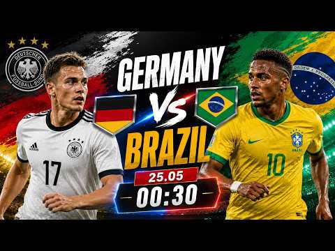 🔴 Germany vs Brazil | A High-Stakes Match With No Room For Mistakes