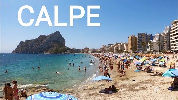 Calpe - Beach La Fossa - Bars et Resto - Partida la Fossa - Restaurants - 4K