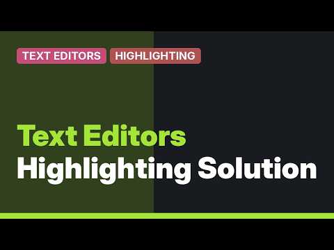 Code Editor with Double Click Selection