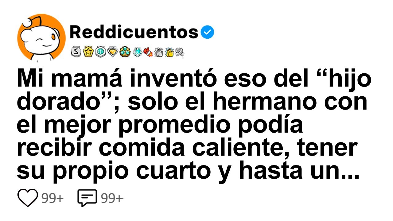 Mi Mamá Inventó Eso Del “Hijo Dorado”; Solo El Hermano Con El Mejor Promedio Podía Recibir Comida...