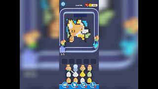 Color Blast Block Shooter level 196 gameplay walkthrough solution 