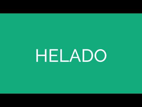 How To Say Ice Cream In Spanish - YouTube
