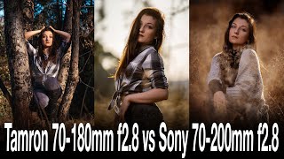 Tamron 70-180mm f2.8 vs Sony 70-200mm f2.8 (Real world test and samples) Sony a7iii and a6400