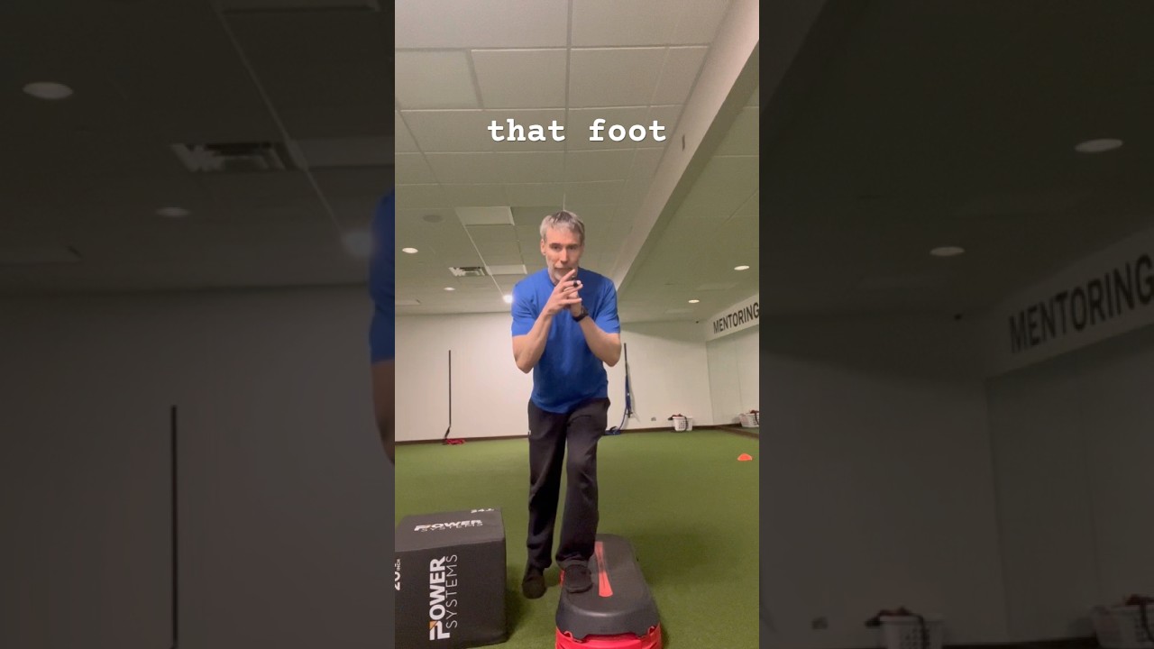 Knee pain step down exercise 