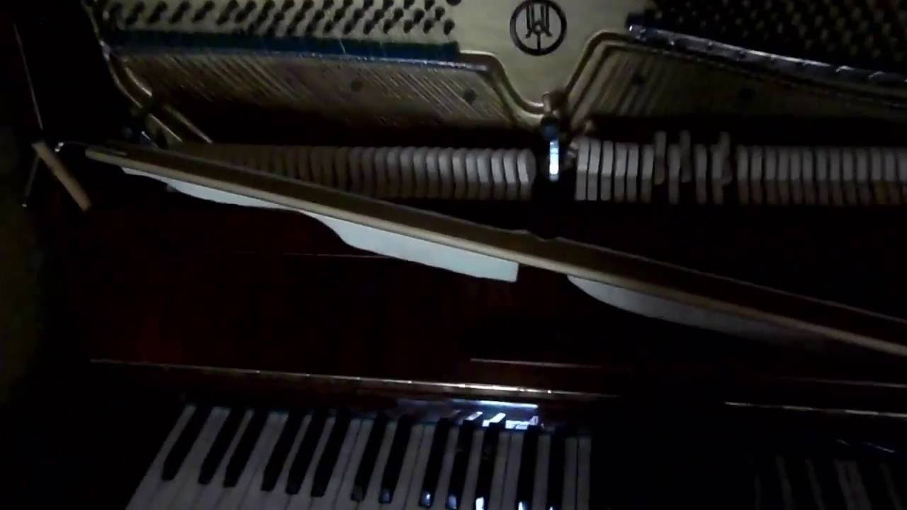 Как сделать самому ключ и настроить пианино - YouTube
