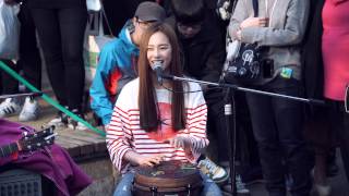 [4k직캠]150329 홍대 CLC 버스킹 4