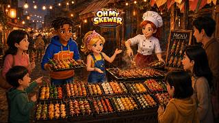 Oh My Skewer : Grill Sort - Hot Skewer Sorting Starts Now!