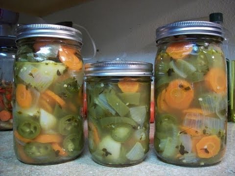 CHILES JALAPEÑOS - CURTIDOS - VINAGRE - ESCABECHE - receta casera - lorenalara144