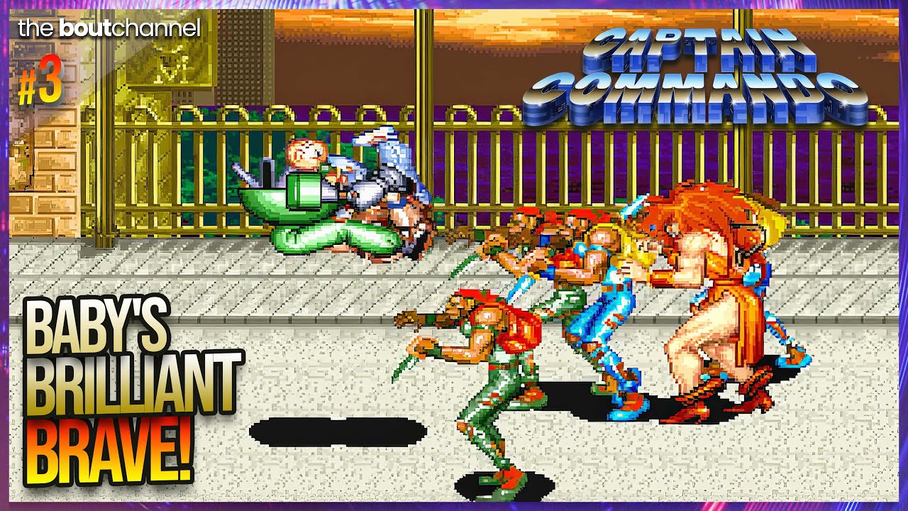 Captain Commando (Arcade Gameplay, "Baby Head", stg.3) ㅡ Ninja House
