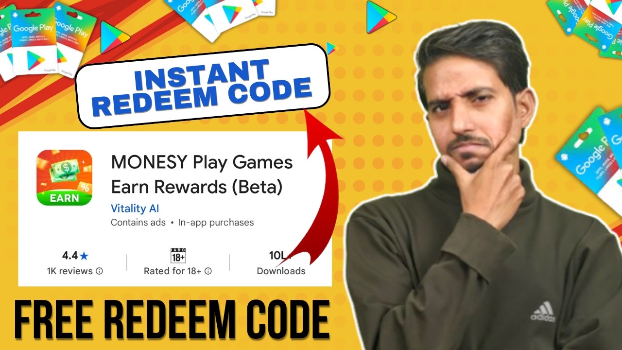 Free Redeem Codes Instant | Get Google Play Redeem Codes Free | Monesy Play Games Earn Rewards
