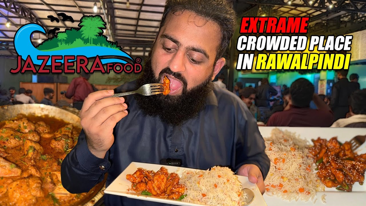 Rawalpindi Most Crowded Place Jazeera Foods Commercial Markeet |Chicken Karahi,Chicken Broast