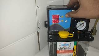 Compact Centralized Lubrication Pump Digital Timer Setting (How its do)