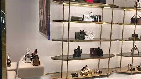 Bag shop design interior handbag display ideas