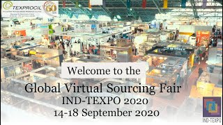 Virtual Ind-Texpo Exhibition For Textiles Organised By Texprocil 14 -18 Sep 2020 - Promo Film
