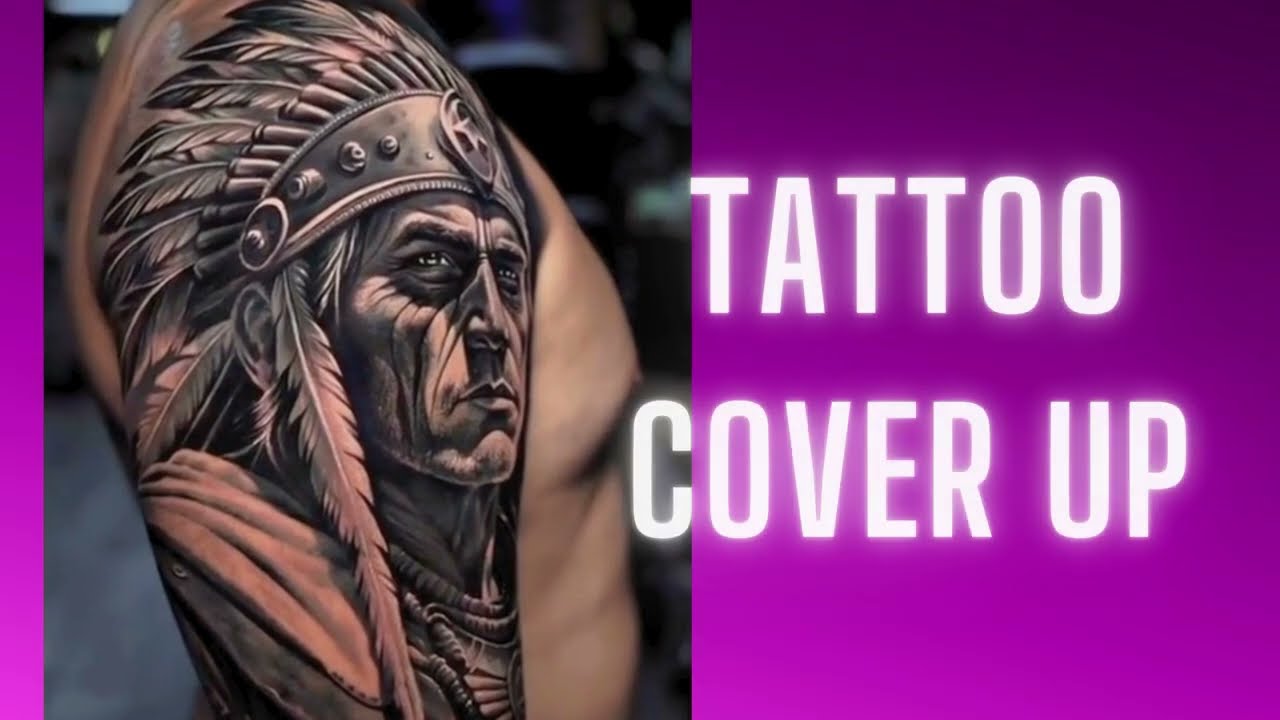 INSANE Native American Portrait Cover-Up Tattoo | Miami's Best Tattoo Artists