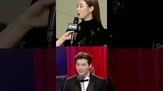 They wins four time best couple award 😩🤌#shorts #leejongsuk #hanhyojoo #sukkies