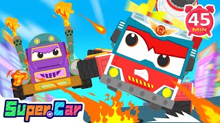 小心噴火車 🔥 🔥 | Watch Out for the Flame Car | +更多 | Cars Song | Kids Song | super car | 超級汽車