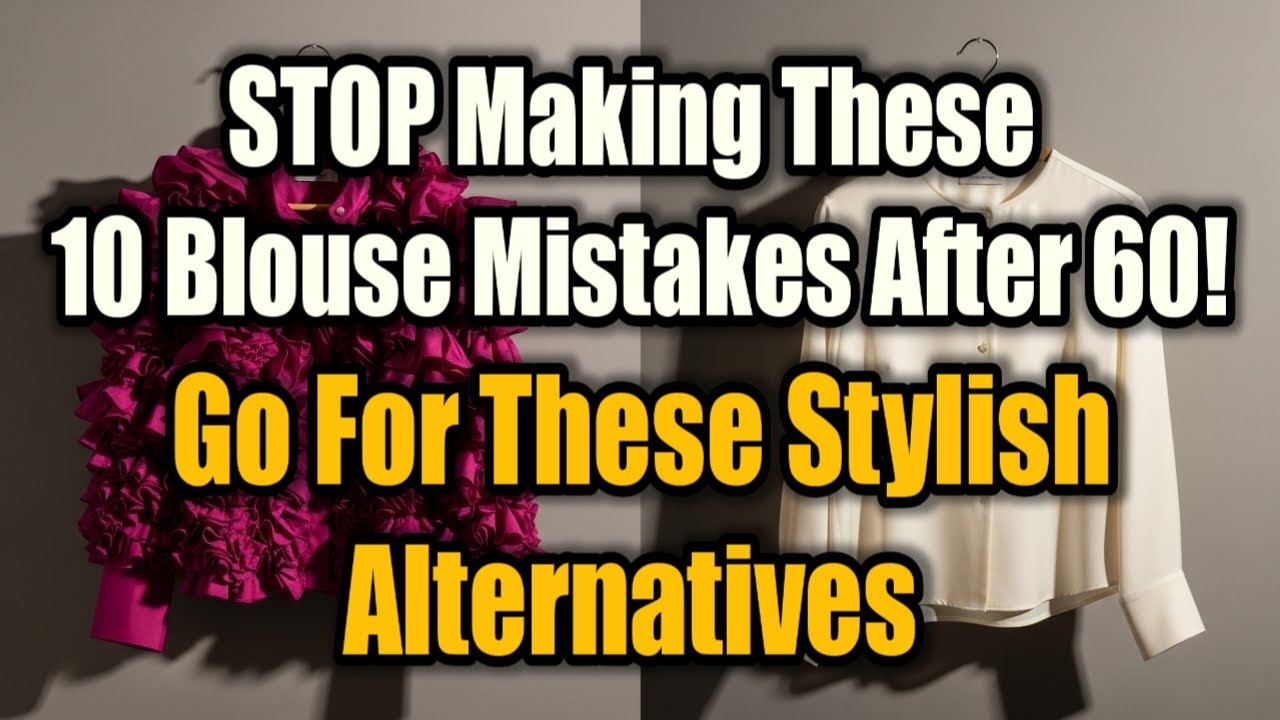 10 Blouse Mistakes Aging You After 60 & What to Wear Instead!