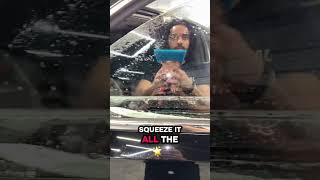 How to tint a car window in seconds! #fyp#viral#car#customization#tints