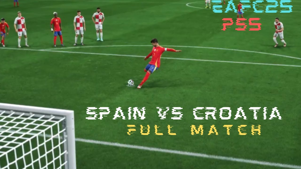 Spain 🇪🇸 vs Croatia 🇭🇷 | EA FC 25 Full Match |3-2 Thriller | PlayVibe