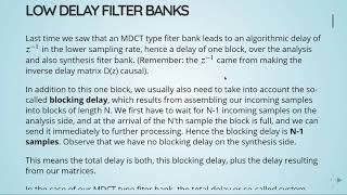 Multirate Signal Processing 14 Ldfb - 01 Introduction