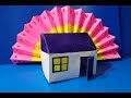 КАК СДЕЛАТЬ ДОМИК ИЗ БУМАГИ ОРИГАМИ ДОМ || Мебель Для Кукол Своими Руками Поделки С Детьми