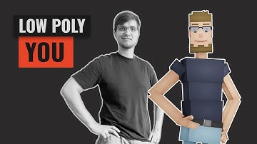 Turn Yourself into Low Poly 3D Art (Blender)