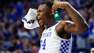 Oscar Tshiebwe 30 point 18 rebound double double highlights Vs Arkansas